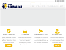 Tablet Screenshot of gruposouzalima.com